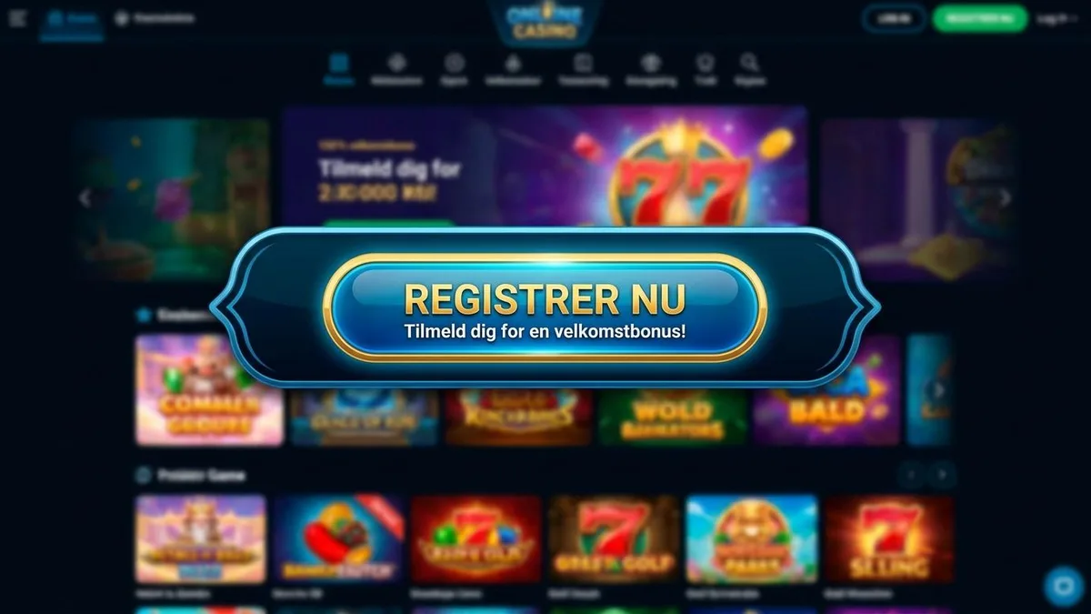 Registrering med bonus